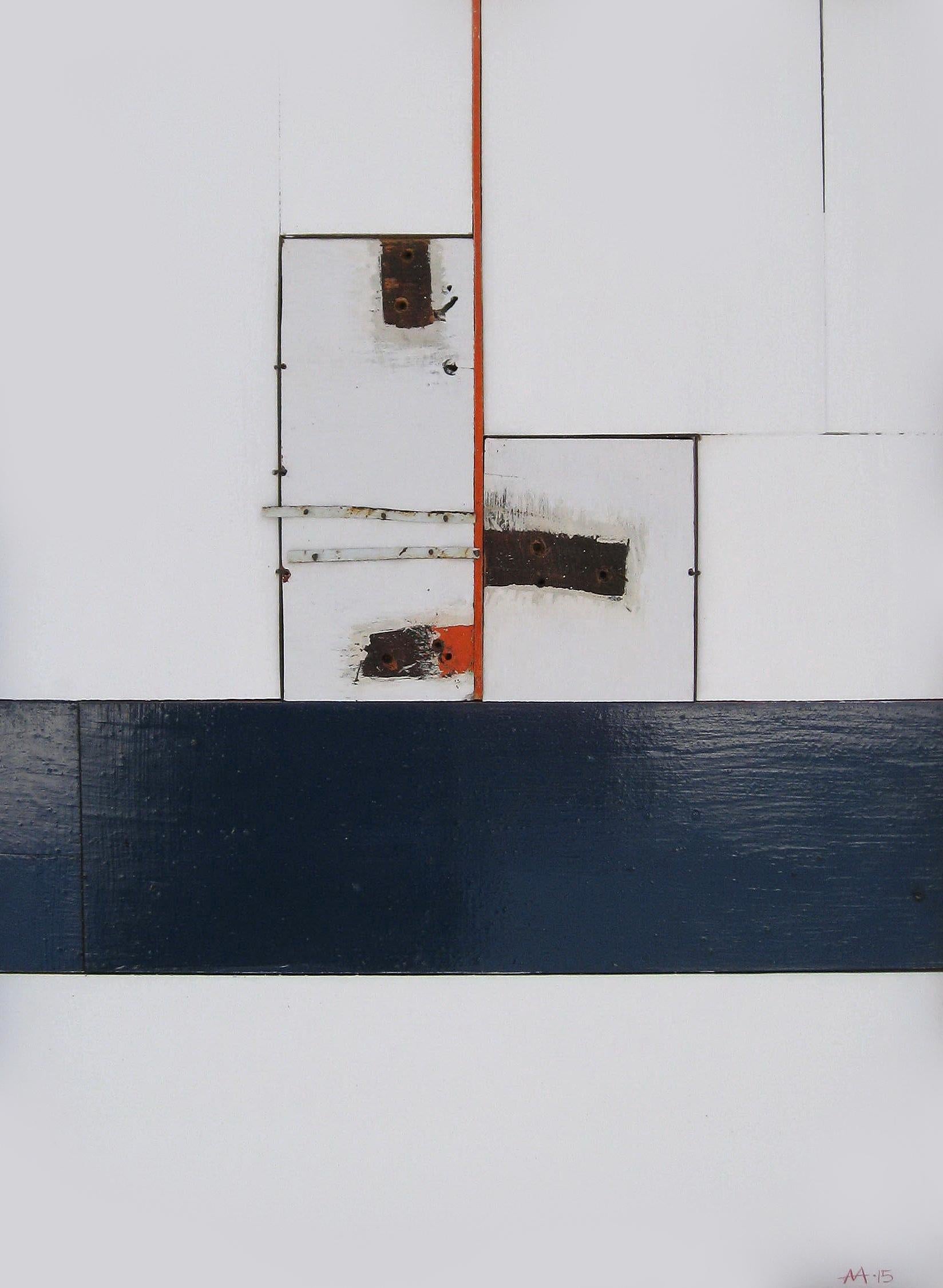 No. 3.2, Mixed Media on Wood Panel - Mixed Media Art by Mark Mazurczyk