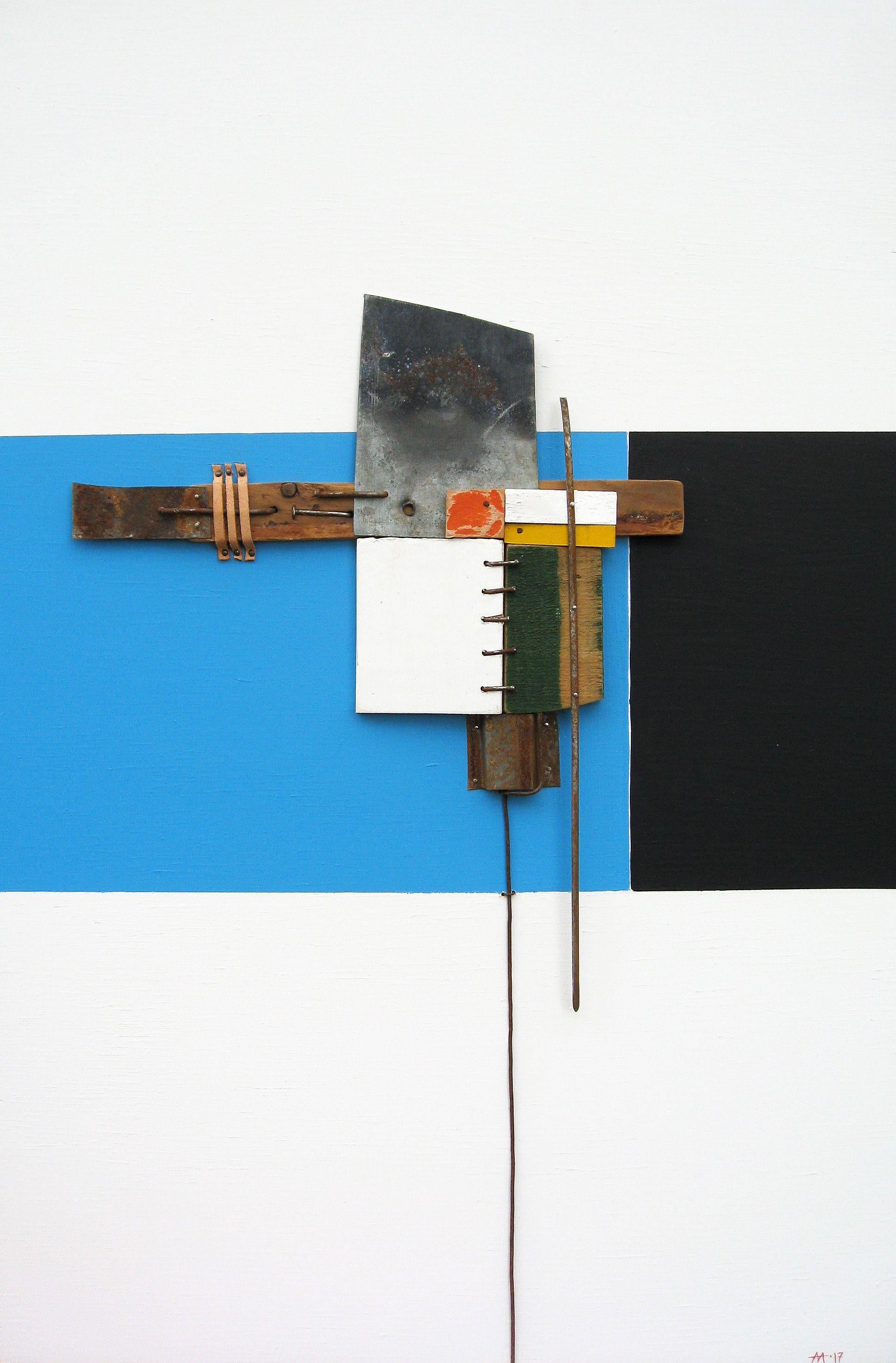 Os. 9, Tecnica mista su pannello di Wood - Mixed Media Art di Mark Mazurczyk