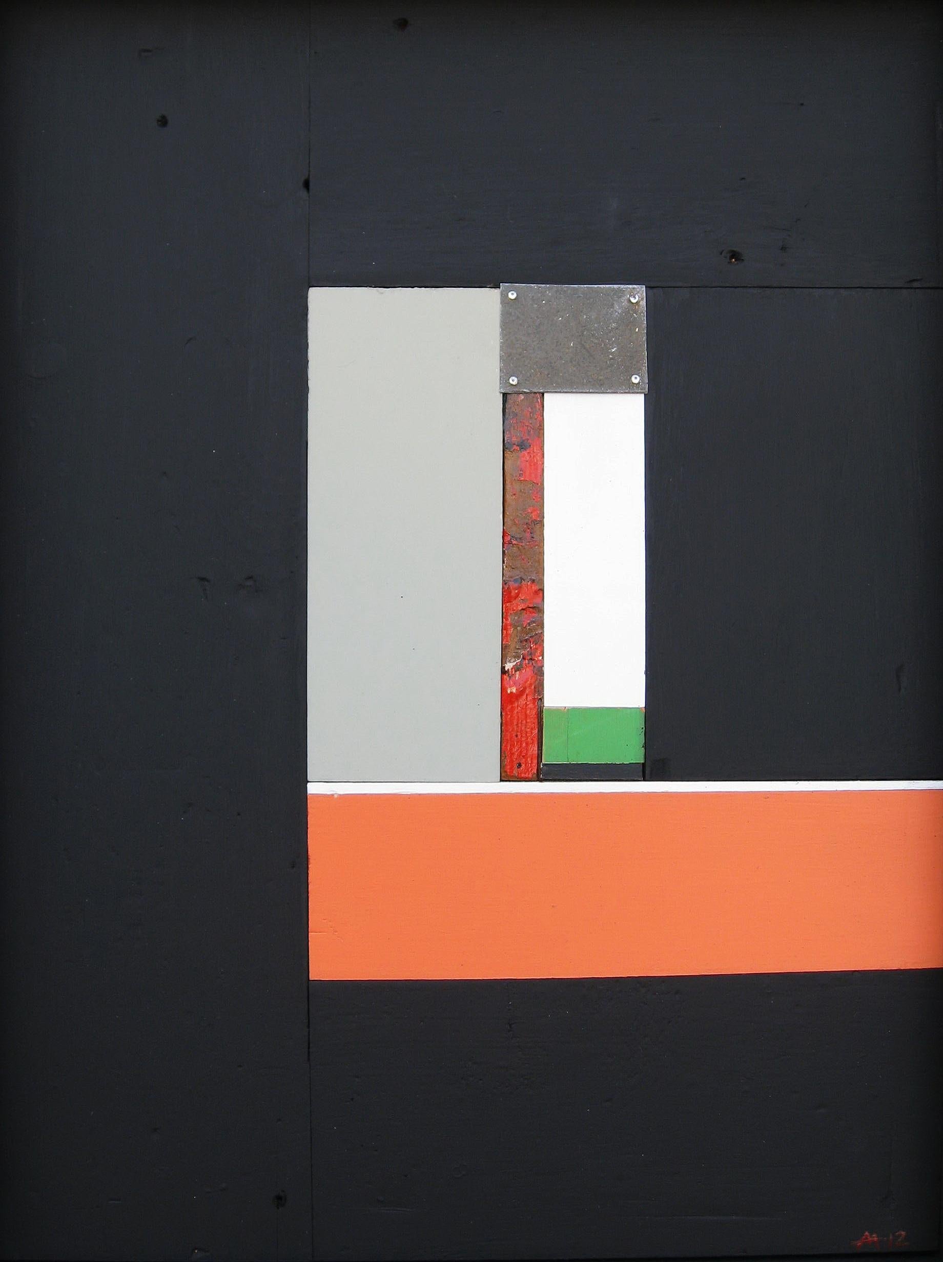 No. 2.24, Mixed Media on Wood Panel