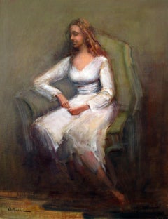 Luminous figure (4), Painting, Oil on Canvas