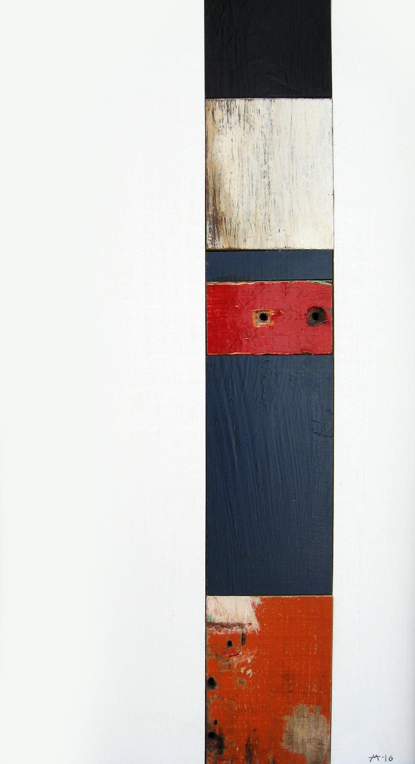 N. 2.38, Tecnica mista su pannello di Wood - Mixed Media Art di Mark Mazurczyk