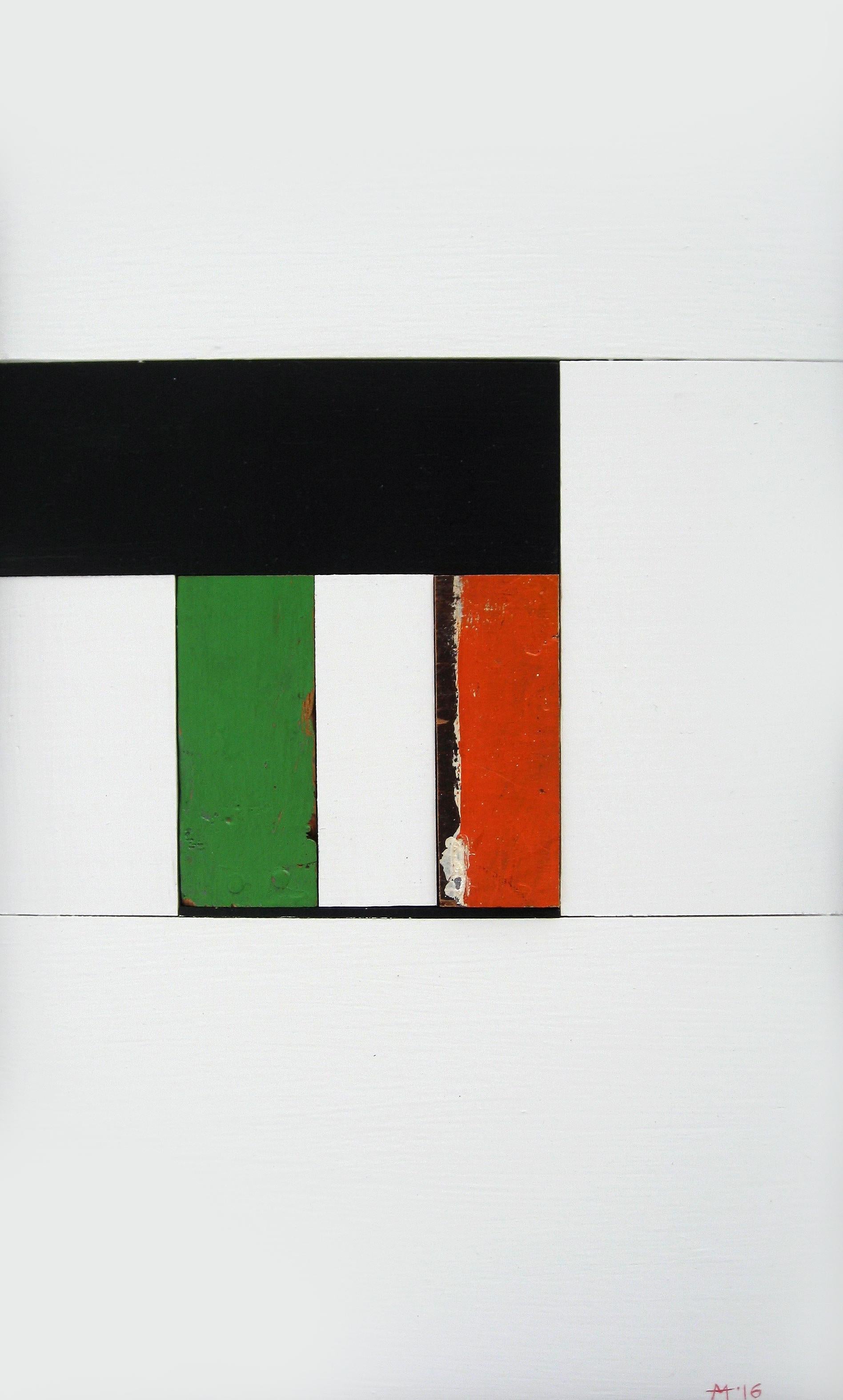 No. 2.37, Mixed Media on Wood Panel