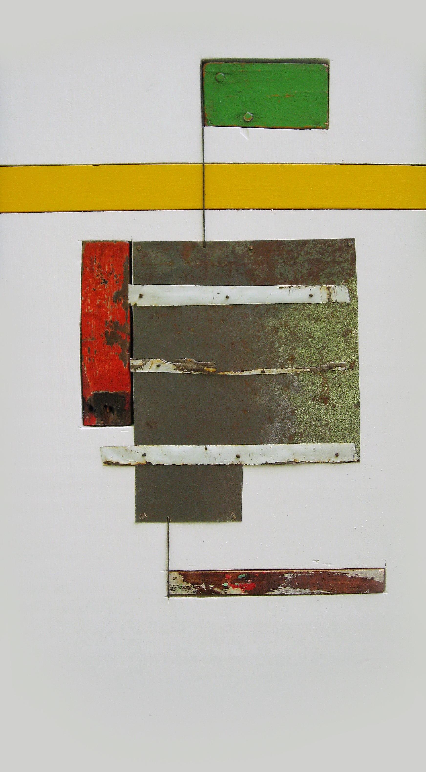 No. 3.4, Tecnica mista su pannello di Wood - Mixed Media Art di Mark Mazurczyk