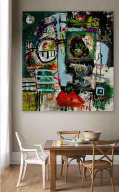 Amor abstracto, Painting, Acrylic on Canvas