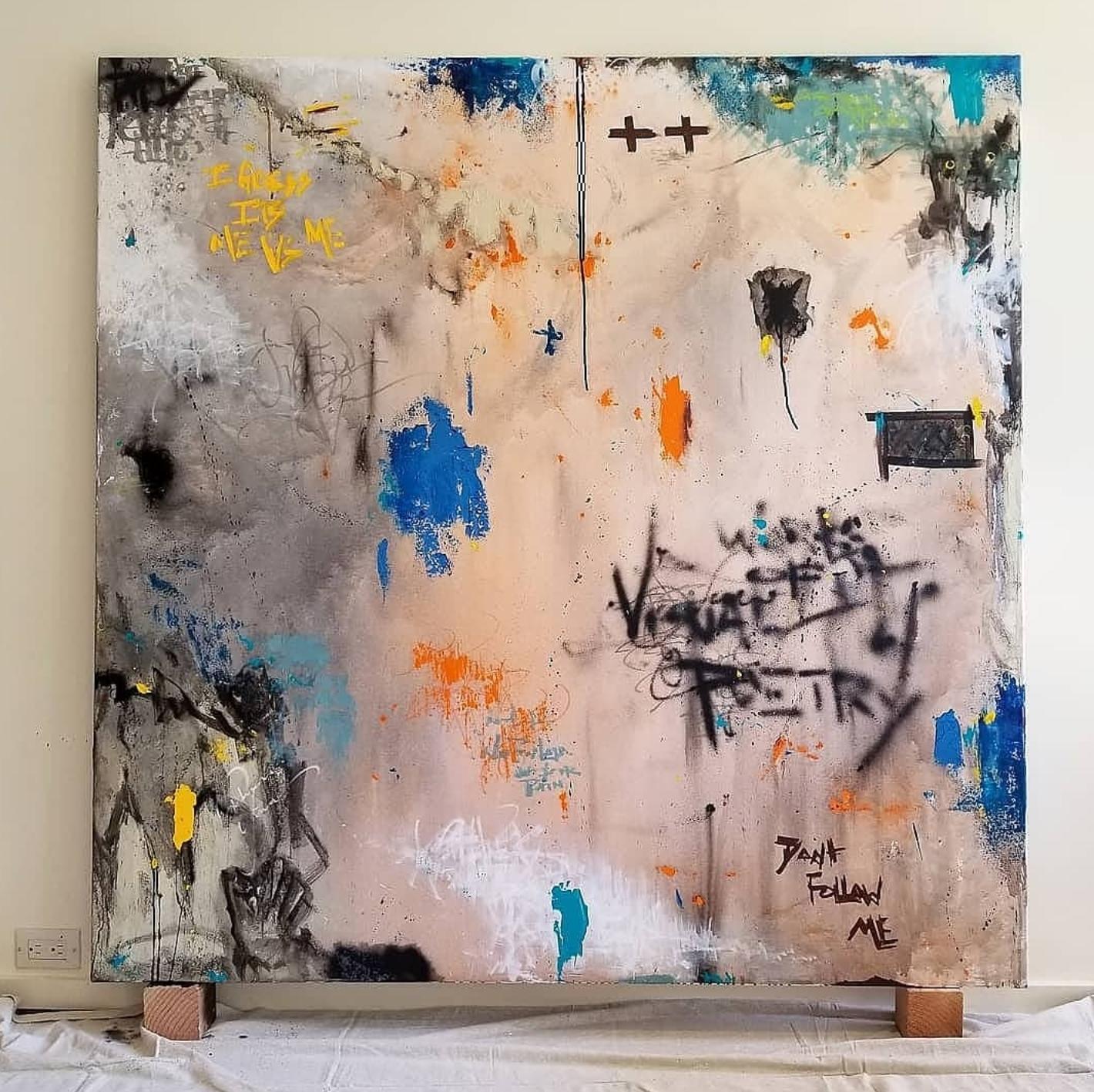 Aaron Stansberry Abstract Painting - Me to Me