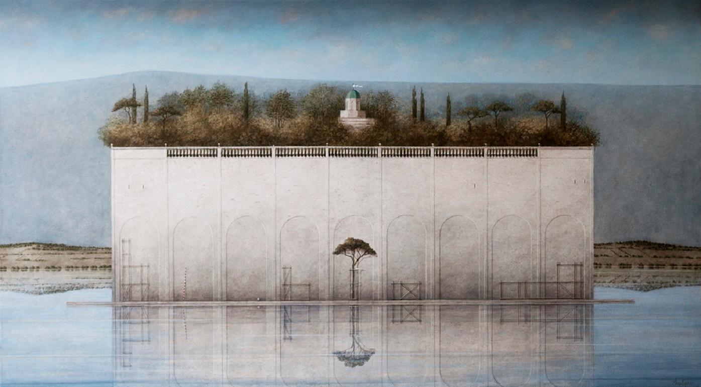 Ana Kapor Landscape Painting - Nymphaeum