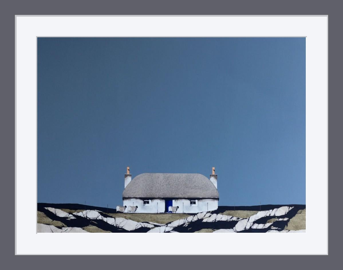 Old Croft House, North Uist - Painting by Ron Lawson