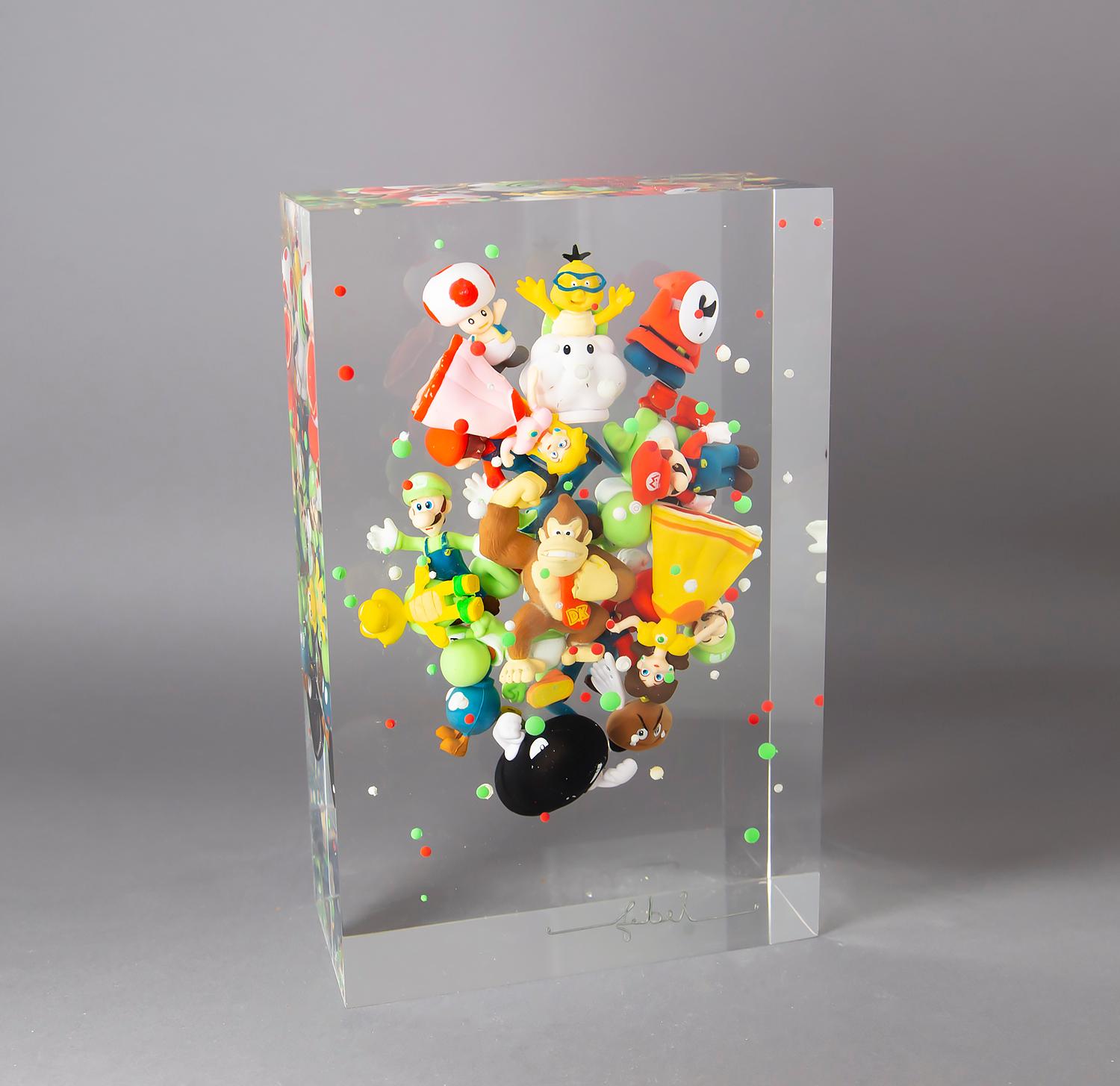 Mario - Mixed Media Art by Francois Bel