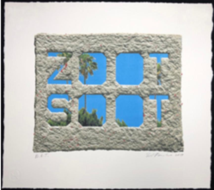 Ed Rusha Landscape Print - Zoot suit