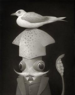 Vintage Mr Humboldt and his Favorite Sea Bird, Perchie