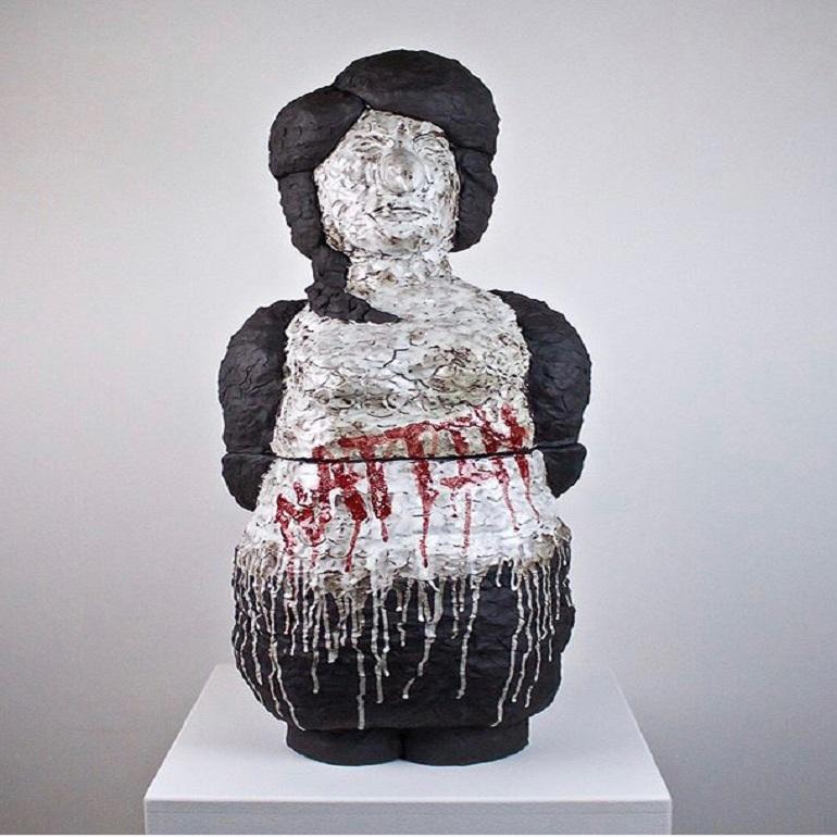 Raven Halfmoon Figurative Sculpture - NATTIH