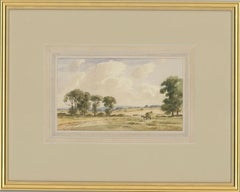 Vintage Percy Lancaster RBA RI (1878-1950)  - Watercolour, Summer Landscape