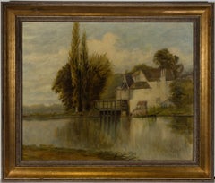 Percy Thomas RE (1846-1922) - 1905 Oil, River View