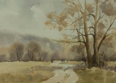 Jane Lampard - Contemporary Watercolour, Morning Mist