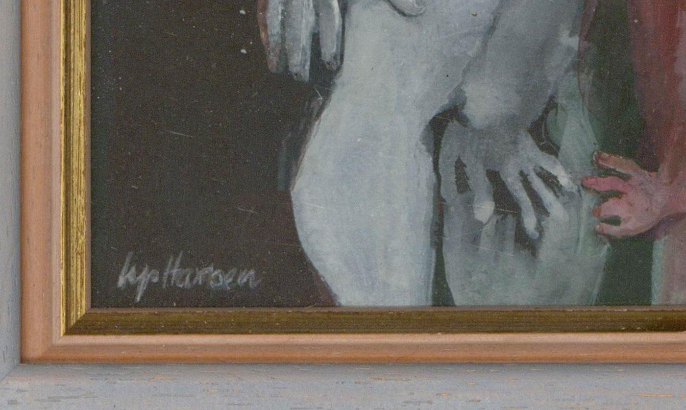 Lys Hansen - Framed 2003 Gouache, In Search of the Milk of Human Kindness 1