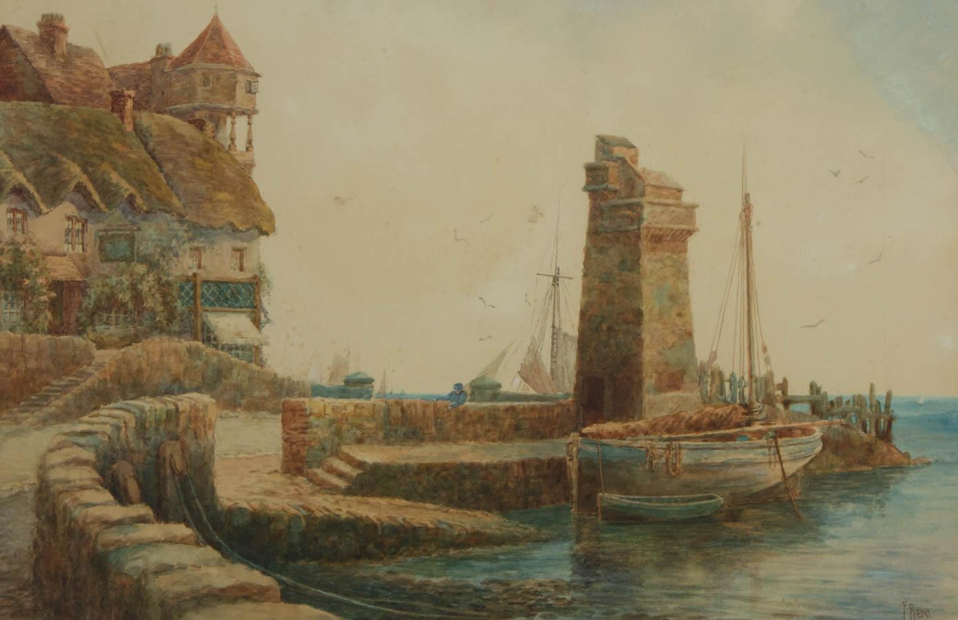 Frederick Parr (1887-1970) - Early 20th Century Watercolour, Houses - Art by Frederick Beni Parr