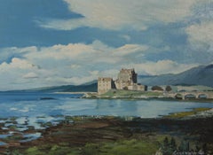 Gerald Wooley - Signed & framed 1985 Oil, Eilean Donan Castle