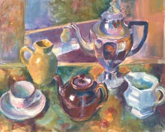 R. Mot - Mid 20th Century Watercolour, Energetic Still Life