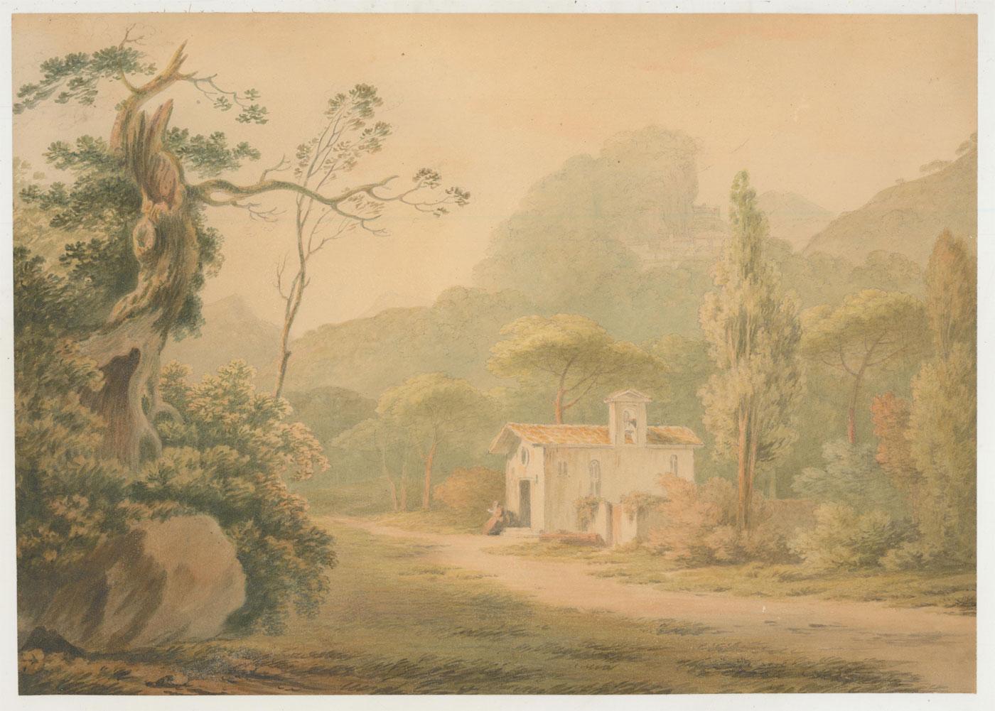 After John Warwick Smith - Original 19th Century Watercolour.  Unsigned. Condition is typical for a picture of this age including some discolouration.
