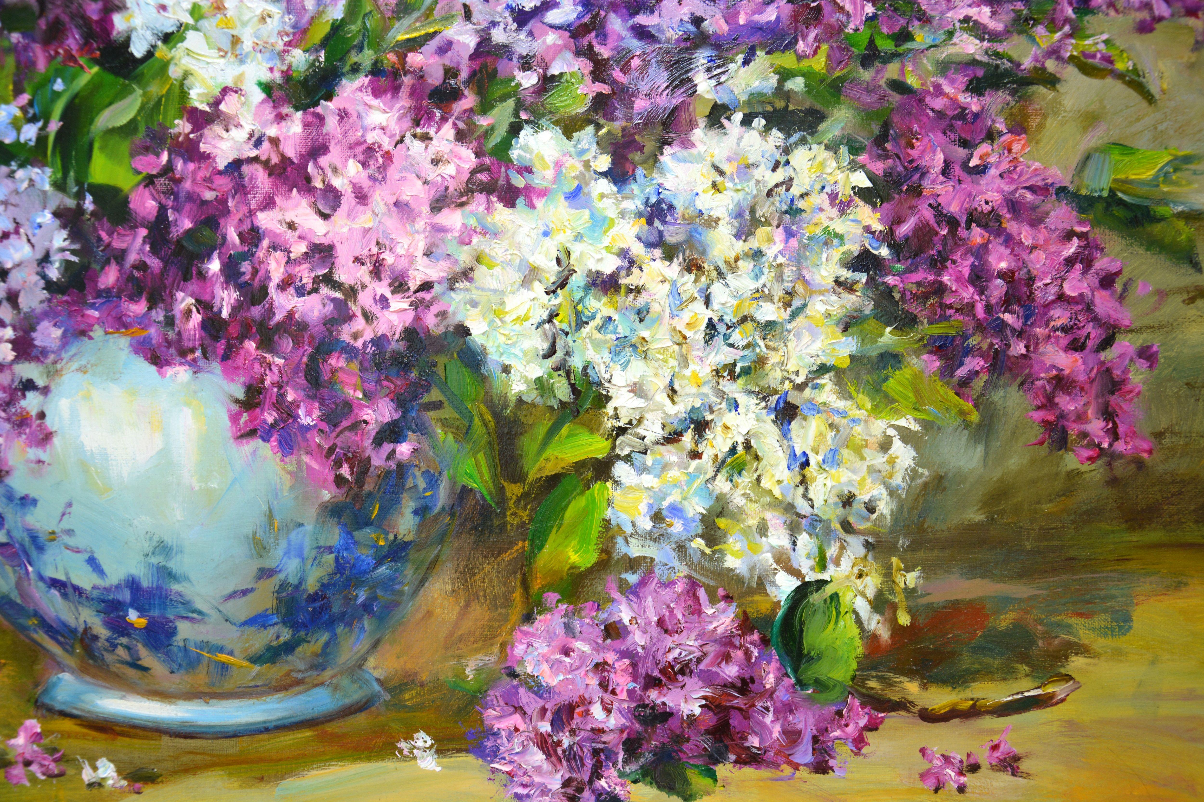 Lilac, Painting, Oil on Canvas 2