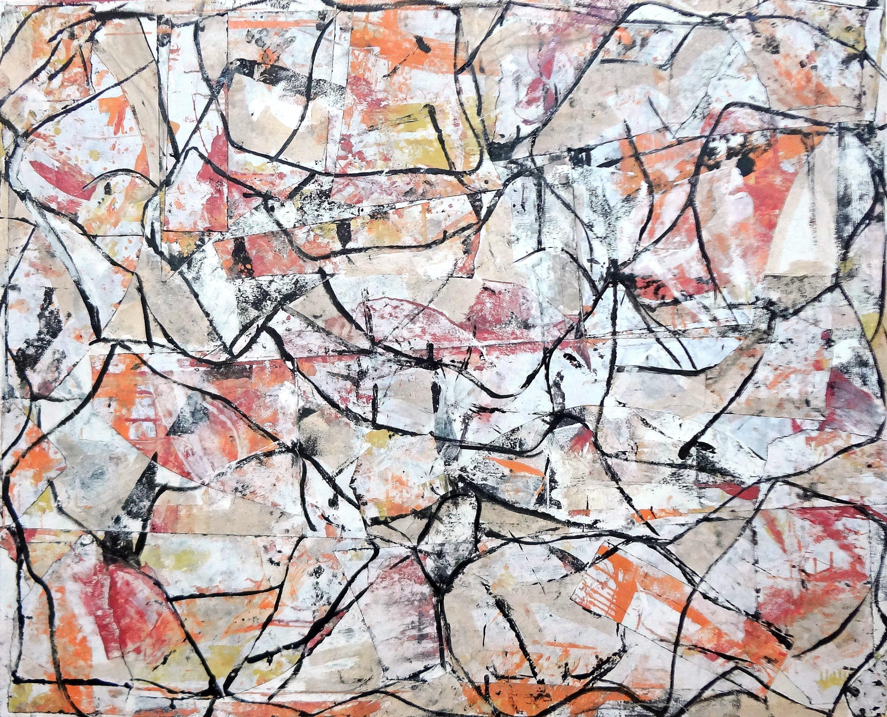 Abstract Painting di Matthew Dibble - Dolce significato, Pittura, Olio su tela