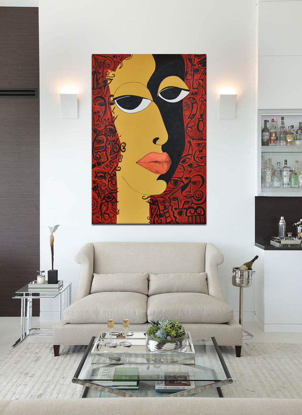 african acrylic paintings