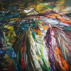Eco otoñal, Pintura, Óleo sobre lienzo