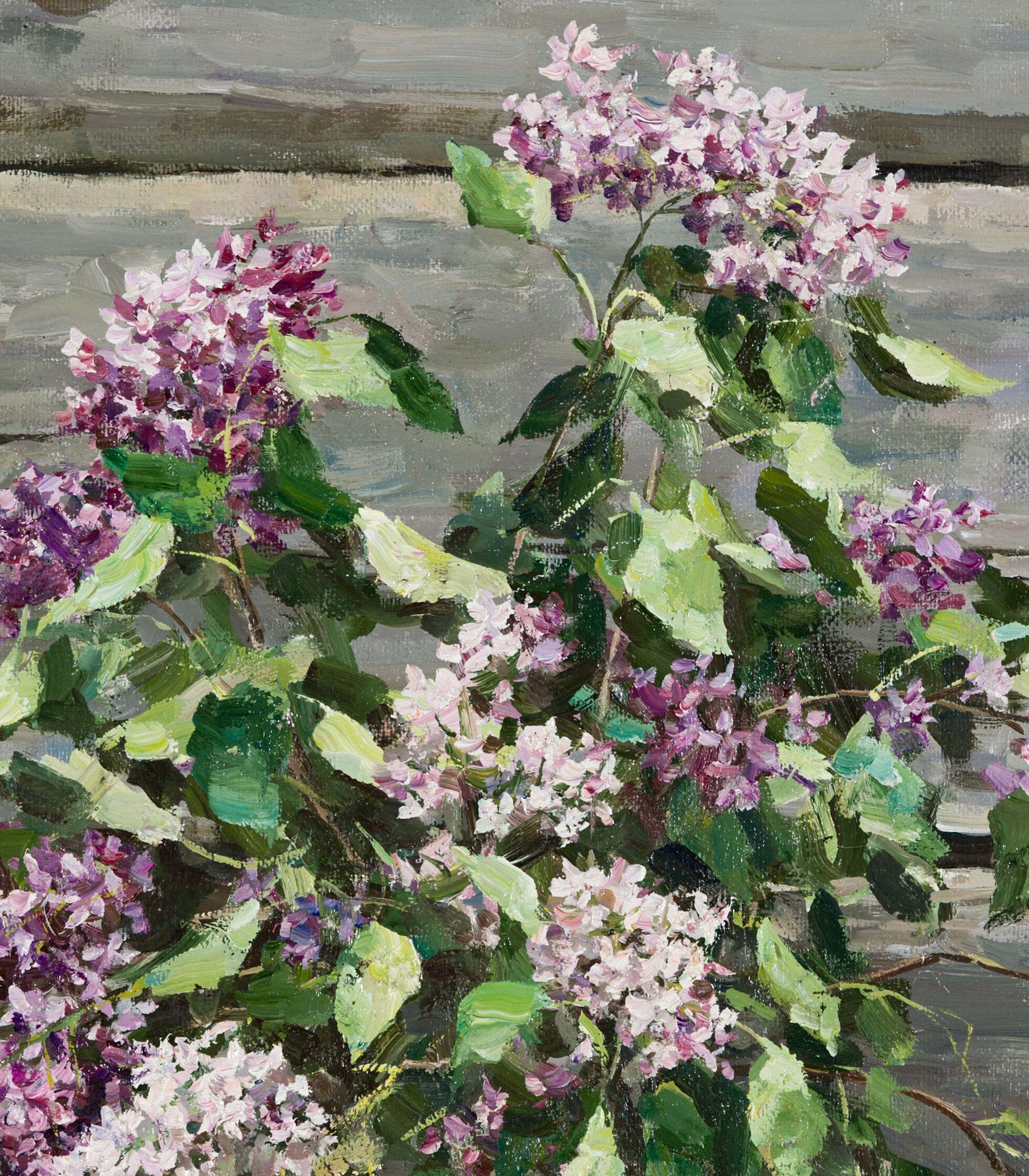 Still Life with Lilac, Painting, Oil on Canvas 1