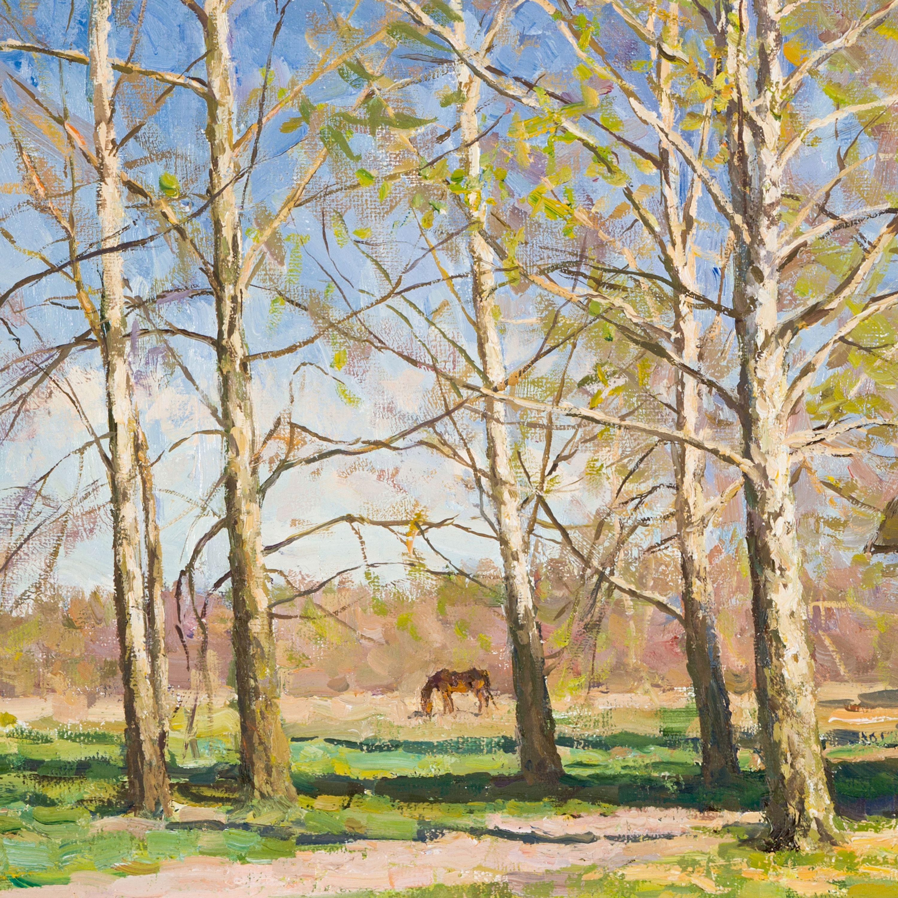 April Evening, Painting, Oil on Canvas 1