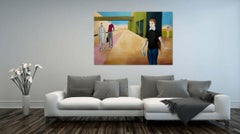 Street, Painting, Oil on Canvas