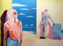 Occhiali da sole, Pittura, Olio su tela