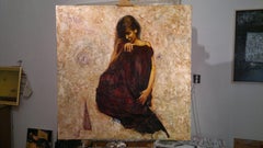 Innocenz, Gemälde, Öl auf Leinwand