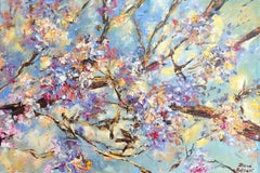 Chant d'oiseaux, Painting, Oil on Canvas