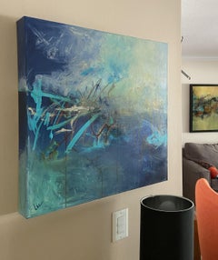 Turbulent Seas, Painting, Acrylic on Canvas