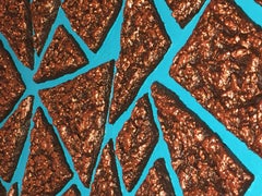 Cuprum, Técnica mixta sobre lienzo