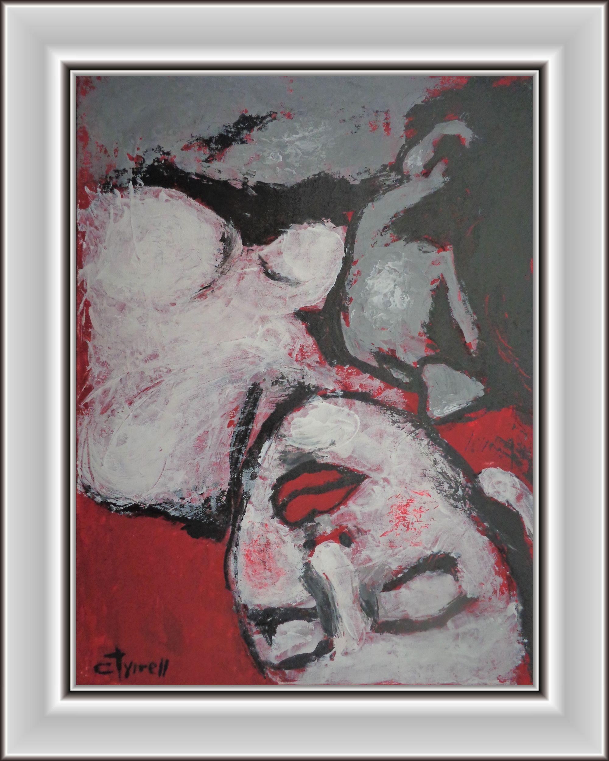 Lovers - Pleasure 4, Gemälde, Acryl auf Leinwand im Angebot 1
