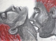 Lovers - Morning Light 1, Drawing, Pastels on Paper