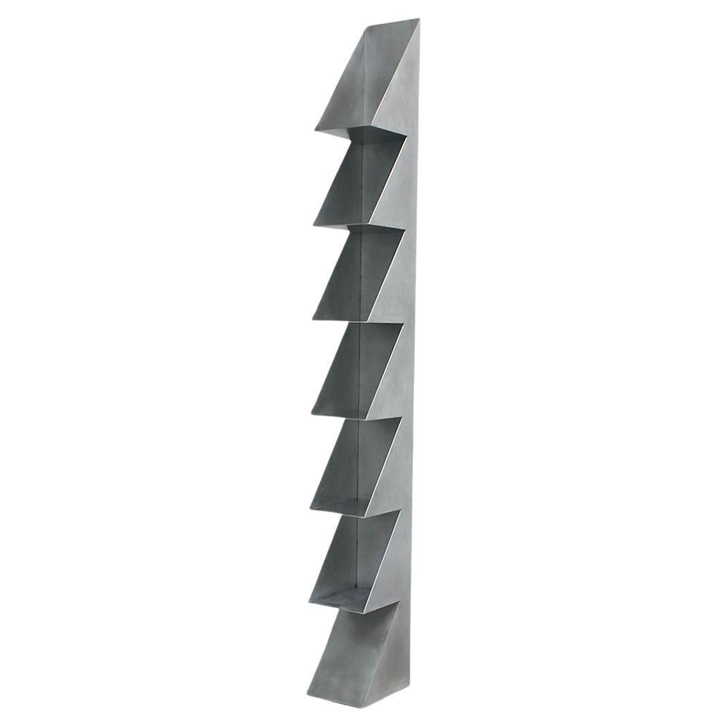 Bibliothèque en aluminium par Clay Brown 1234567 en vente