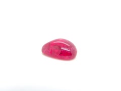12.38 Carat GRS Certified Burma No Heat Natural Vivid Red Spinel Cabochon