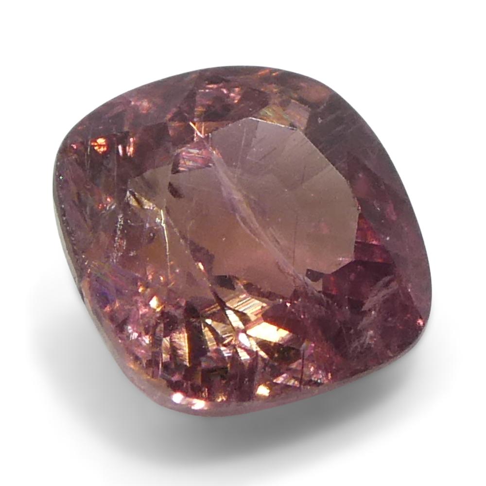 1.23ct Cushion Pink Sapphire from Tanzania Unheated For Sale 1
