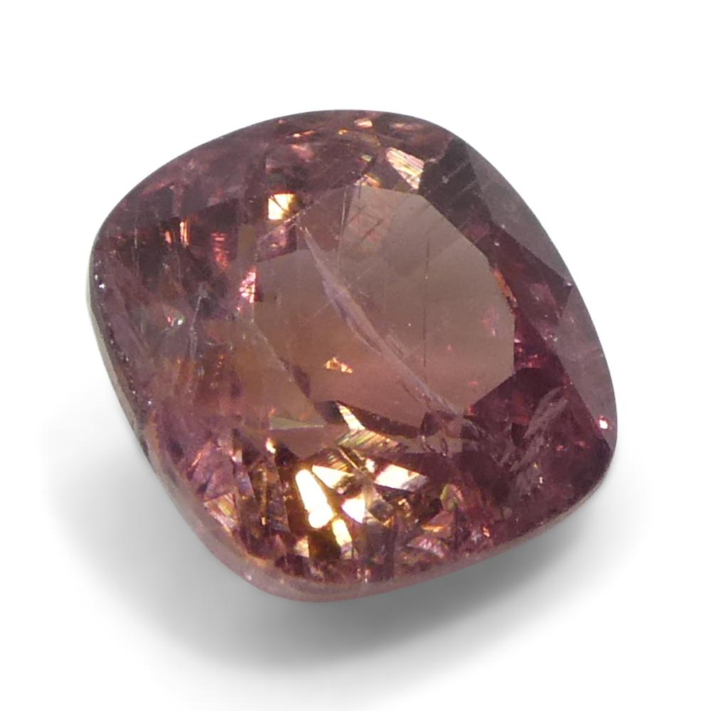 1.23ct Cushion Pink Sapphire from Tanzania Unheated For Sale 2