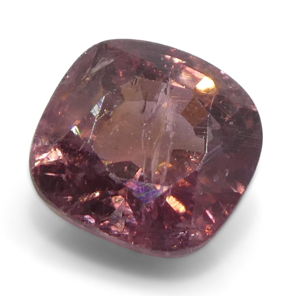 1.23ct Cushion Pink Sapphire from Tanzania Unheated For Sale 3