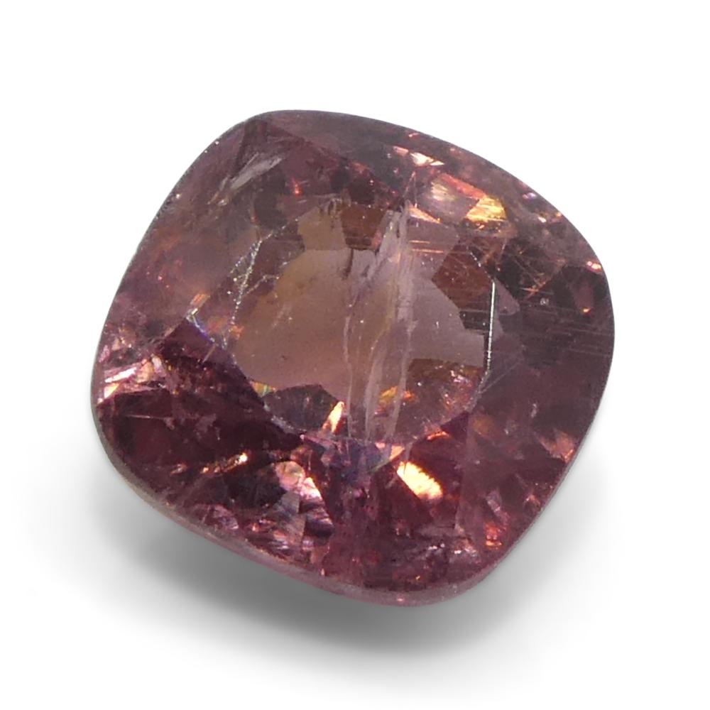 1.23ct Cushion Pink Sapphire from Tanzania Unheated For Sale 4