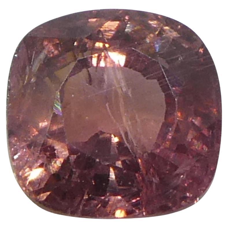 1.23ct Cushion Pink Sapphire from Tanzania Unheated