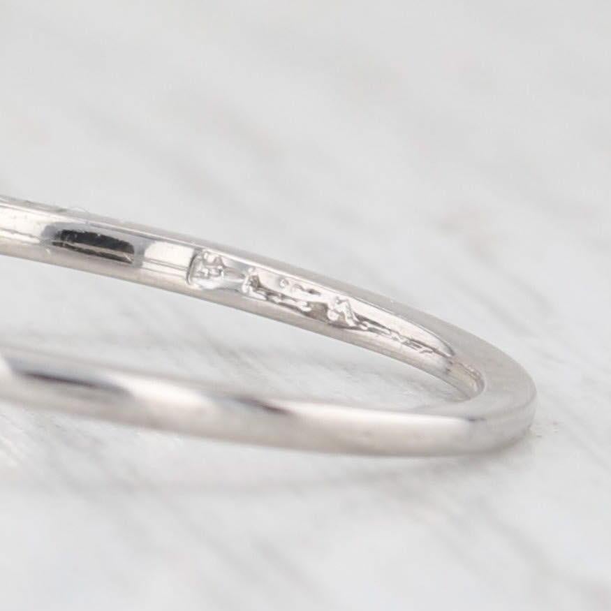 1.23ct Old European Diamond Solitaire Engagement Ring 14k Gold Filigree Sz 6.25 en vente 1