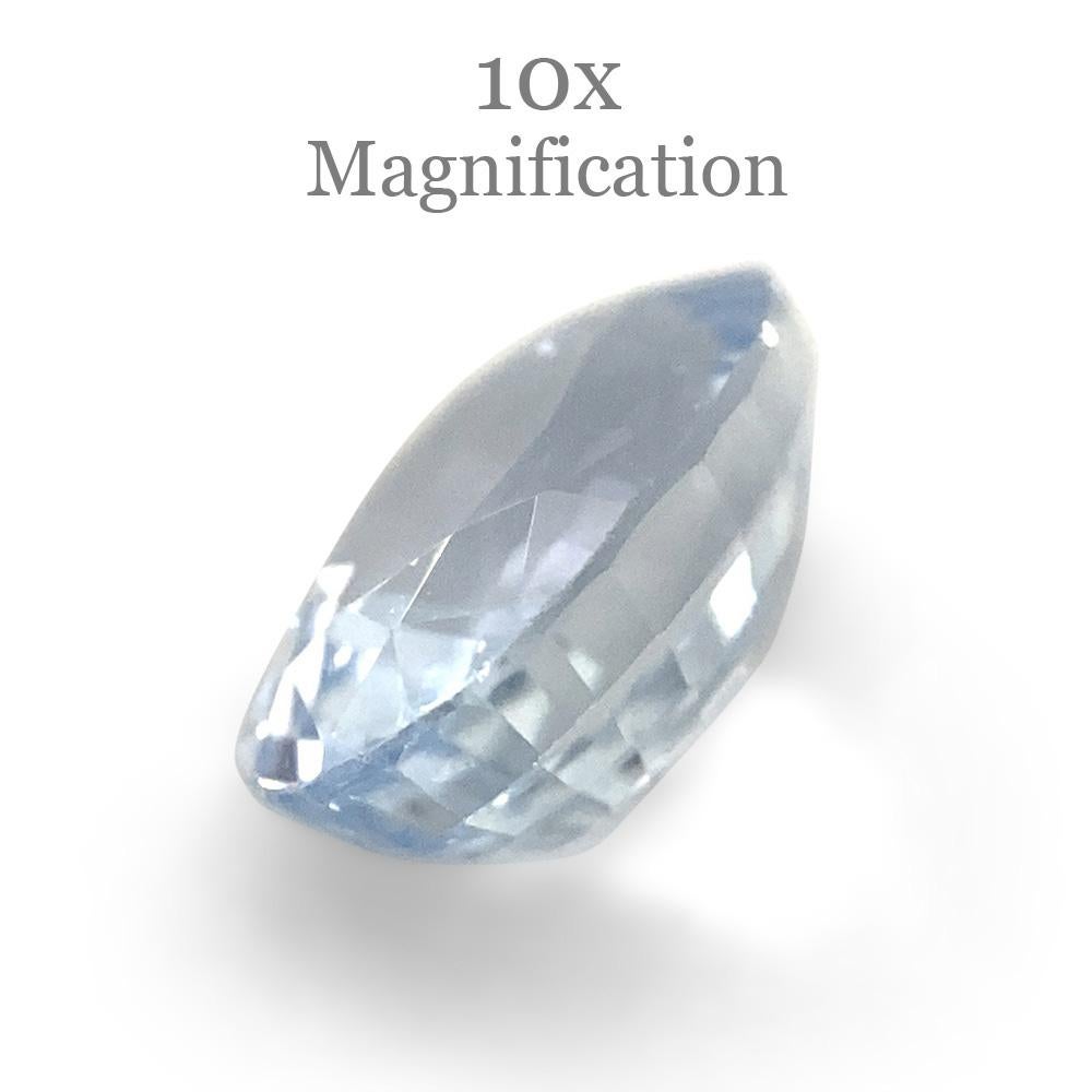 Description:

Gem Type: Sapphire
Number of Stones: 1
Weight: 1.23 cts
Measurements: 7.00 x 5.01 x 3.52 mm
Shape: Oval
Cutting Style Crown: Modified Brilliant Cut
Cutting Style Pavilion: Step Cut
Transparency: Transparent
Clarity: Very Very Slightly