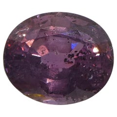 1.23ct Oval Purple-Pink Sapphire from Tanzania, Unheated