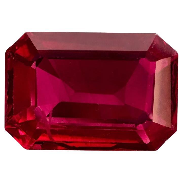 1.24 Carat Octagon Mozambique Ruby in vendita