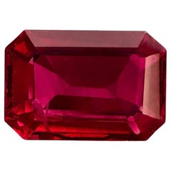 1.24 Carat Octagon Mozambique Ruby