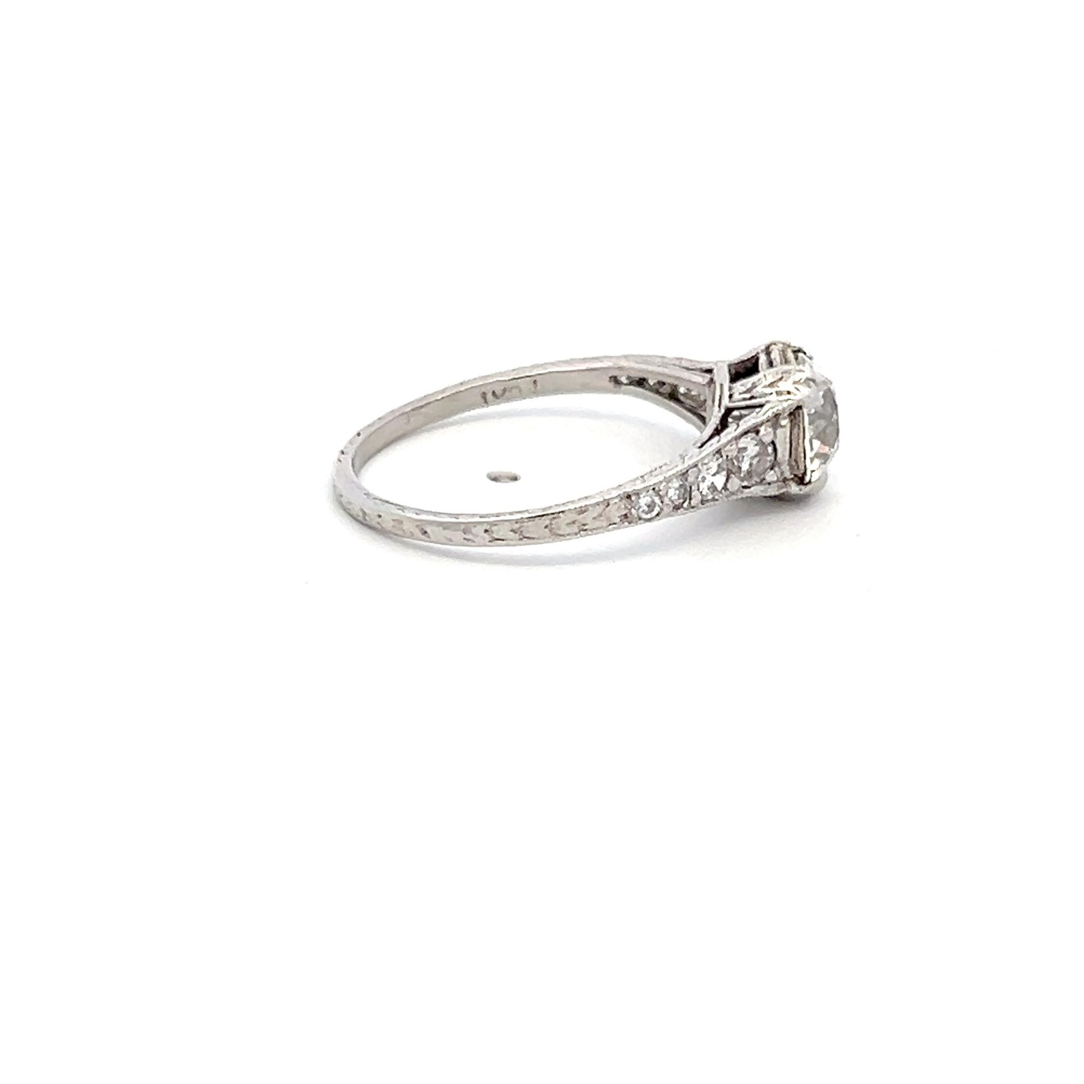 Title:
1.24 Carat Old European Cut H VS2 Diamond Platinum Engagement Ring
Style:
Engagement
Metal:
Platinum
Gemstone 1:
0.2 Carat Diamond
Number of Stones:
8
Color:
H
Clarity:
VS2
Shape:
Old European Cut
Gemstone 2:
1.04 Carat Diamond
Number of